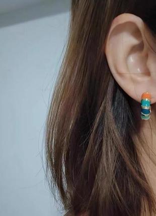 Серьги в стиле chanel 8