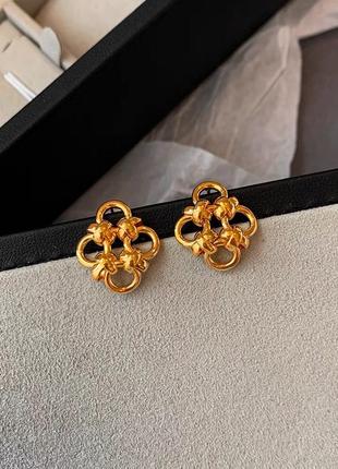 Серьги в стиле loewe