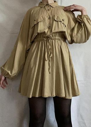 Бежева сукня від zara