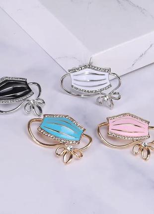 Брошь маска медицинская 2 шт в наличии