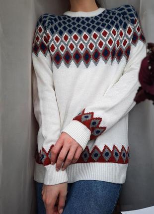 Розкішний скандинавський трендовий светр1 фото