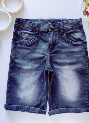 Стрейчові джинсові шорти  артикул: 14080