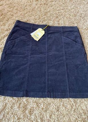 Вельветова спідниця