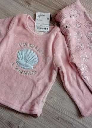 Детская махровая пижама primark
