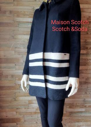 Maison scotch. мега стильное пальто.