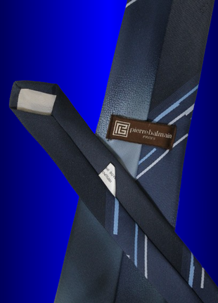 Классический мужской синий широкий галстук краватка  самовяз из полиэстера  pierrebalmain, paris lkj4 фото