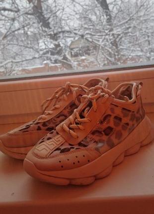 Кроссовки леопардовый принт