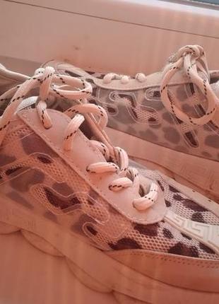 Кросівки леопардовий принт2 фото