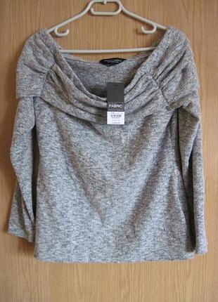 .новый свитер с открытыми плечами "dorothy perkins" р. 48