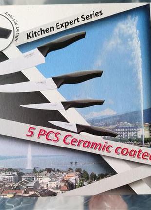 Набор из 5 ножей из нержавеющей стали royalty line rl-ncw5b новый7 фото