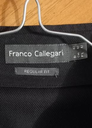Рубашка franco callegari. размер 42. 100% хлопок.4 фото