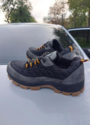 Плотні термо чоловічі черевики спортивні осінь кросівки / кросівки черевики як тактичні2 фото