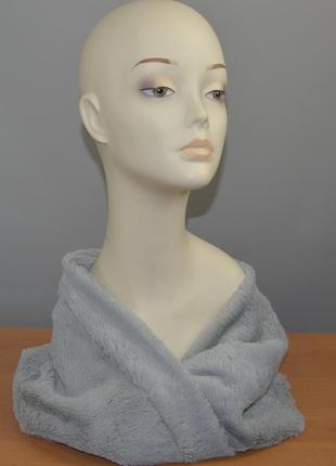 Женский шарф-труба шарф из искусственного меха h&m снуд хомут1 фото