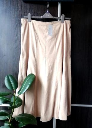 Красивая, длинная, новая юбка спідниця под замш. spesial.5 фото