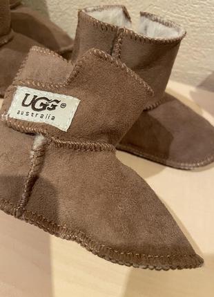 Натуральные пинетки ugg australia, 12,5-13 см2 фото