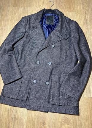 Чоловіче класичне пальто шерсть1 фото