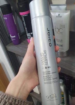 Професійний лак для волосся екстрасильний style&finish power spray  joico