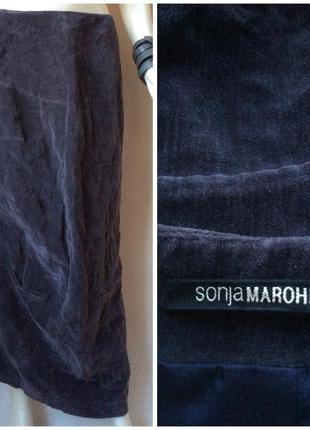 Sonja marohn оригинальная велюровая бархатная юбка1 фото