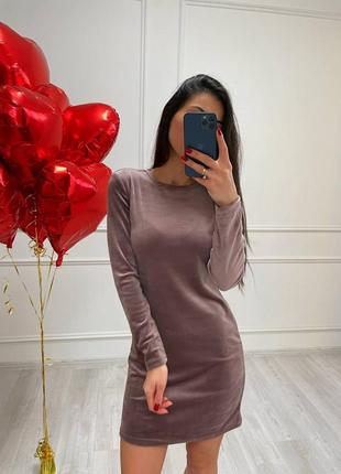 Сукня велюр, фото реал