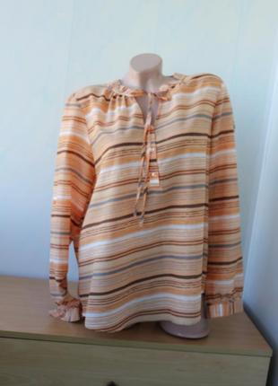 Натуральна блуза next, бавовна, великий розмір, батіст2 фото
