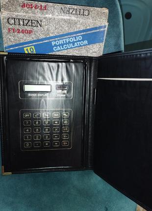Портфоліо citizen папка кулькулятор папка а4 для документів портфоліо.