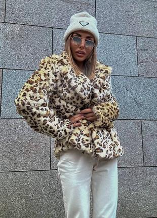 Бомбезна шуба автоледі лео