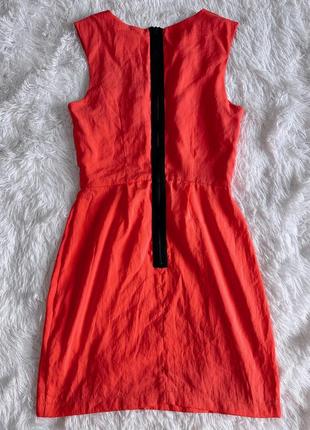 Нежное персиковое платье topshop3 фото