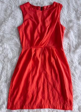 Нежное персиковое платье topshop4 фото