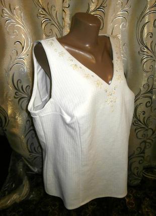Шикарна блуза з фактурної тканини на пишні форми george3 фото