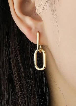 Серьги в стиле massimo 3