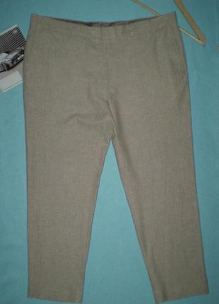 Чоловічі лляні штани tu 52р. з бавовною, світлі