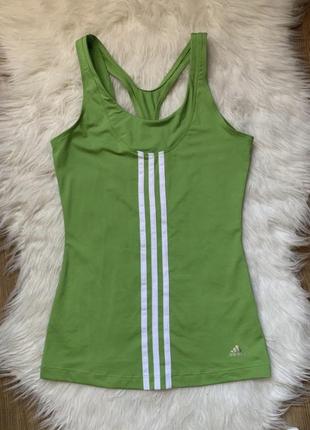Зеленая майка для спорта adidas