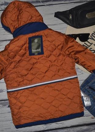 18 місяців 80 см фірмова мего крута тепла куртка пальто парку з хутром тімберленд9 фото