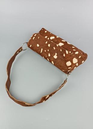 Фирменная кожаная сумка на плечо geertje husmann