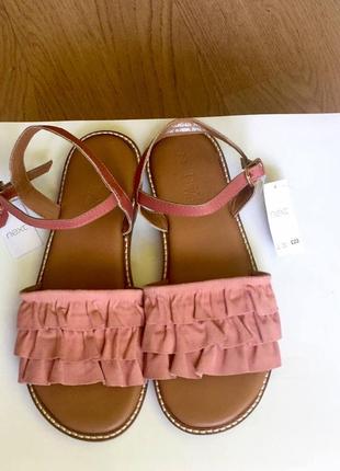 Босоножки next/ сандалии/кожа/ новые/размер 34,5