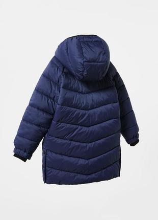 Zara стеганое пальто демисезон2 фото
