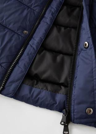 Zara стеганое пальто демисезон4 фото