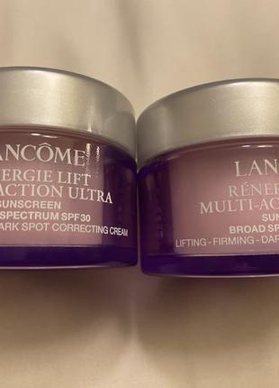 Шикарный дневной антивозраст крем для лица лифтинг сны 30 lancome renergie оригинал