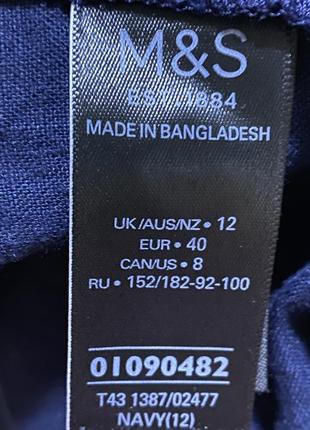 Льняная рубашка m&amp;s collection 6
