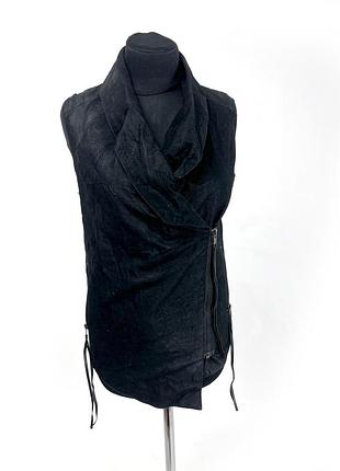 Куртка безрукавка h&m, стильна, штучна шкіра