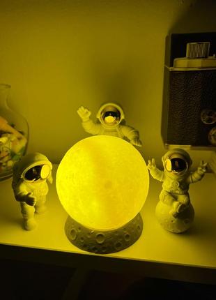Набор космонавтов с ночником в виде солнца2 фото