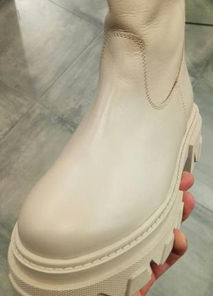 Новые женские ботинки vita кожа итальялия светлые