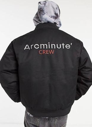 Куртка бомбер утеплена arcminute з рефлективом на рукавах. нова з етикетками!!! 2