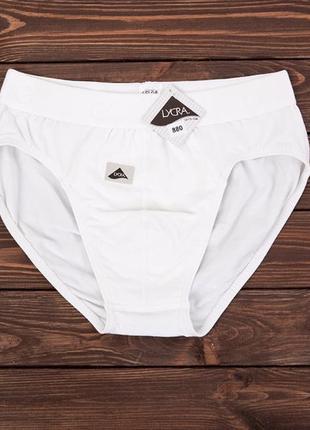 Чоловічі білі труси вс880 selga 90% бавовна, 10% лайкра