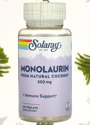 Монолаурін, 500 мг, сша, 60 капсул4 фото