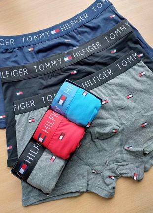 Чоловічі преміум боксери tommy hilfiger logo - 2 шт.2 фото