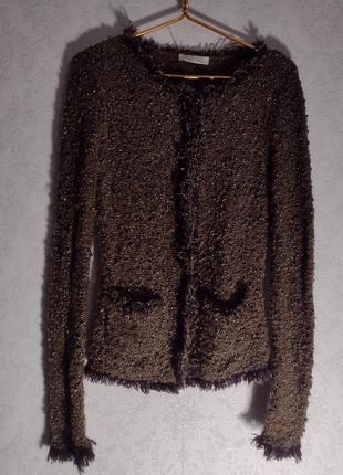Кашемировый пиджак кардиган размер м2 фото