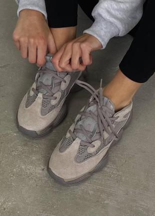 Кроссовки adidas yeezy 500 ash grey