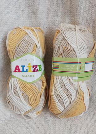 Пряжа, нитки для в'язання alize cotton