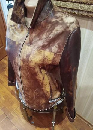 Куртка шкіряна